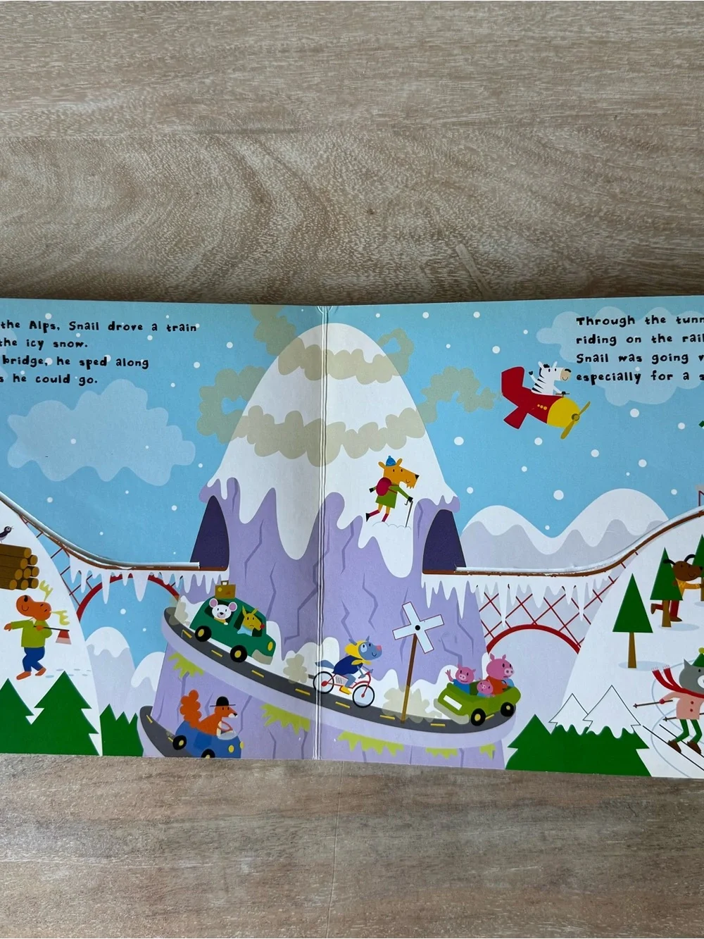 Snail's Race Around the World - Blue Kids Book